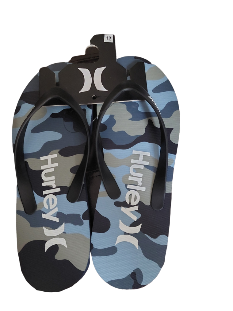 Hurley One and Only Camo Flip-Flops (For Men) Size 9